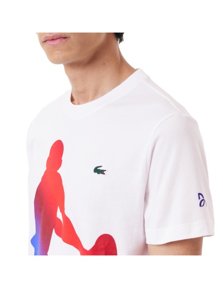 CAMISETA LACOSTE DJOKOVIC FAN COLLECTION TH7516 001 |LACOSTE |Vêtements de padel
