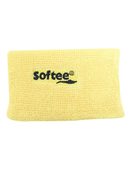 Muñequera Ancha Softee Amarillo |SOFTEE |Complementos pádel