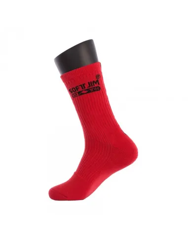 Meias Softjim Premium Vermelho/Preto |SOFTEE |Roupa de padel