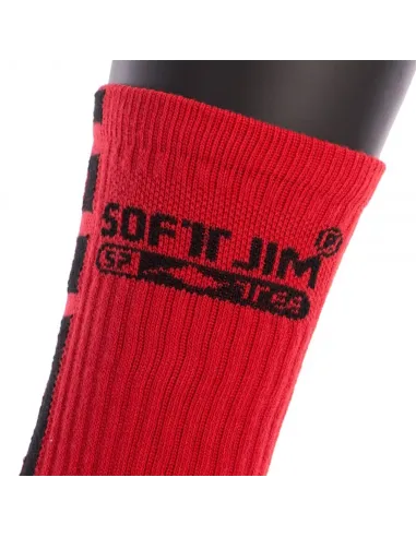 Calcetines Softjim Premium Rojo/Negro |SOFTEE |Ropa de pádel