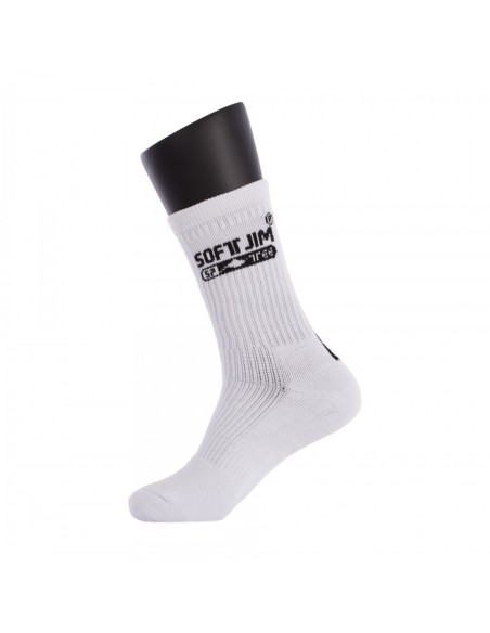 Calcetines Softjim Premium Blanco/Negro 40500.A08 |SOFTEE |Ropa de pádel