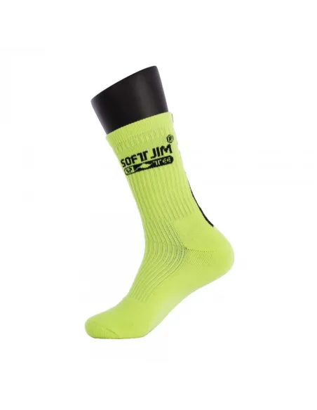 Socks Softjim Premium Fluorescent Yellow/Black |SOFTEE |Padel clothing