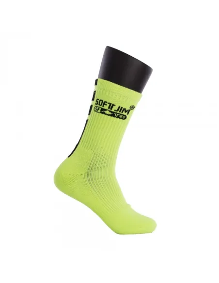Socks Softjim Premium Fluorescent Yellow/Black |SOFTEE |Padel clothing