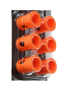 Blister (4 Pcs) Anti-Vibrateur Bullpadel Ease Vibe Orange |BULLPADEL |Accessoires de pagaie 2