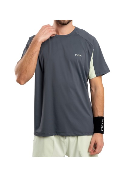 T-SHIRT NOX PRO GRIS CHARBON T24FWHCACG |NOX |Vêtements de padel T-SHIRT NOX PRO GRIS CHARBON T24FWHCACG |NOX |Vêtements de padel