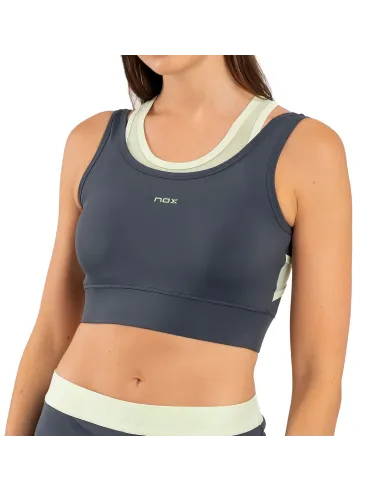 Sutiã NOX PRO CINZA CARVÃO T24FWMSUJCG |NOX |Roupa de padel