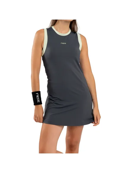 VESTIDO NOX PRO CINZA CARVÃO T24FWMVESCG |NOX |Roupa de padel