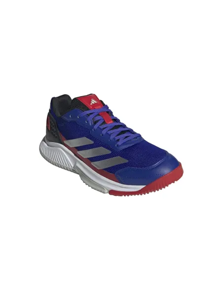 Adidas Courtquick Padel BLEU ARGENT JP9592 |ADIDAS |Chaussures de padel Adidas Courtquick Padel BLEU ARGENT JP9592 |ADIDAS |Chaussures de padel