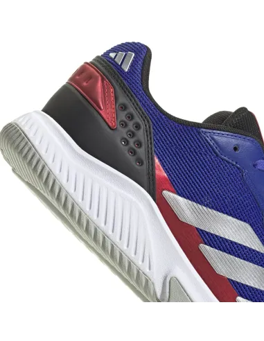 Adidas Courtquick Padel BLEU ARGENT JP9592 |ADIDAS |Chaussures de padel