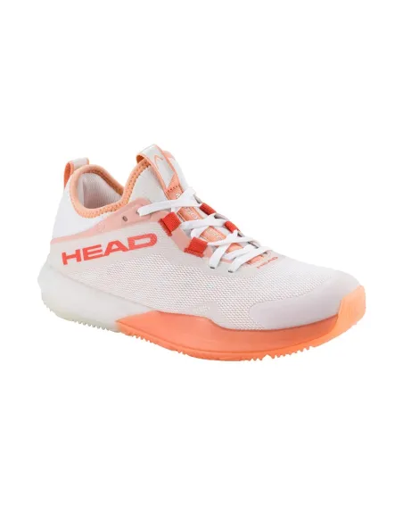 Head Motion Pro Padel Femme 274645 Whco Blanc Corail |HEAD |Chaussures de padel