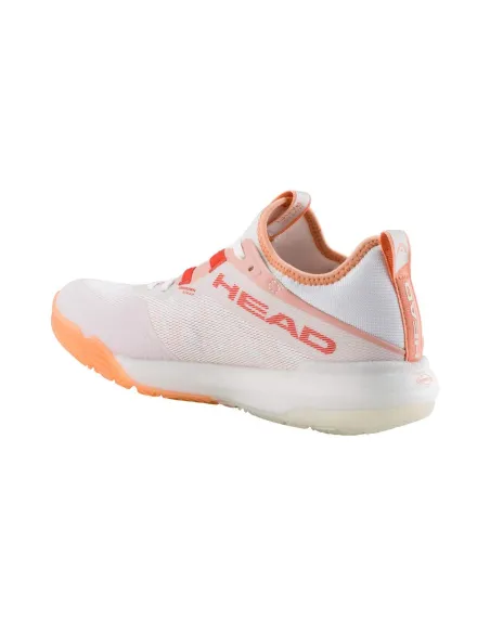 Head Motion Pro Padel Femme 274645 Whco Blanc Corail |HEAD |Chaussures de padel