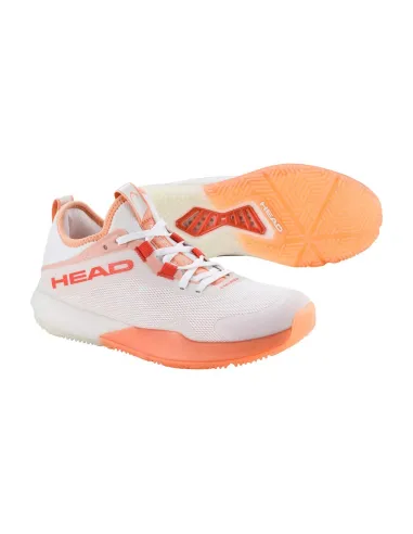 Head Motion Pro Padel Mujer 274645 Whco Blanco Coral |HEAD |Zapatillas de pádel