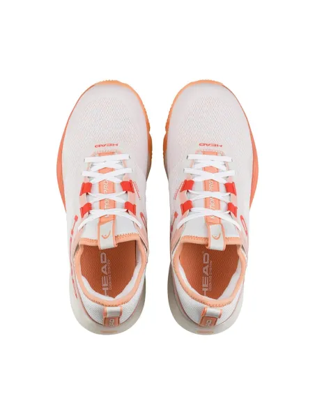 Head Motion Pro Padel Mujer 274645 Whco Blanco Coral |HEAD |Zapatillas de pádel