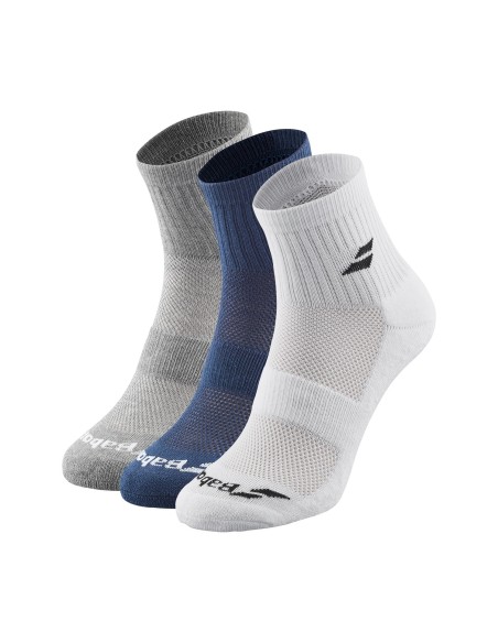 Pack De 3 Paires Chausettes Babolat Quarter |BABOLAT |Vêtements de padel BABOLAT Pack De 3 Paires Chausettes Babolat Quarter |BABOLAT |Vêtements de padel BABOLAT