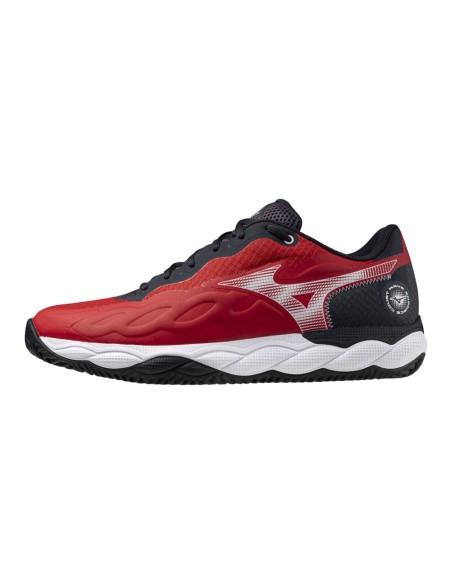 Mizuno Wave Enforce Court 61Gb2437 06 Rouge |MIZUNO |Chaussures de padel