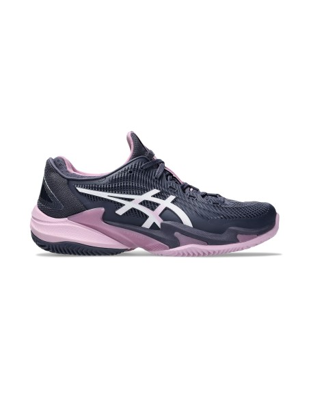 Asics Court Ff 3 Clay Indigo Femme 1042A221 |ASICS |Chaussures de padel