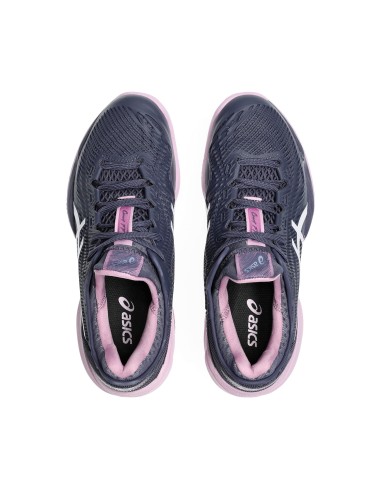 Asics Court Ff 3 Clay Indigo Femme 1042A221 |ASICS |Chaussures de padel