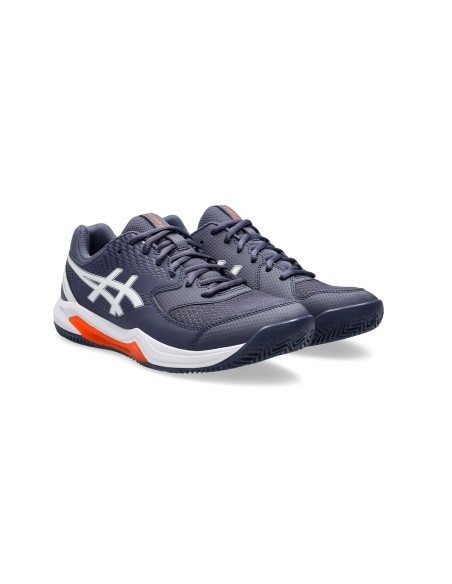 Asics Gel-Dedicate 8 Clay Blu Marino 1041A448 |ASICS |Scarpe da padel