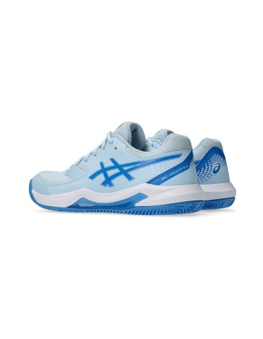 Asics Gel-Dedicate 8 Clay Bleu Femme 1042A255 |ASICS |Chaussures de padel