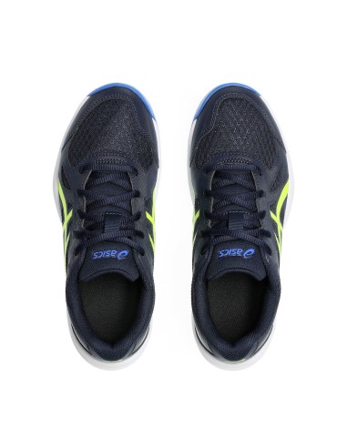 Asics Upcourt 6 Gs Bleu Marine Junior 1074A045 |ASICS |Chaussures de padel