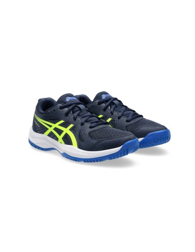 Asics Upcourt 6 Gs Blu Marino Junior 1074A045 |ASICS |Scarpe da padel
