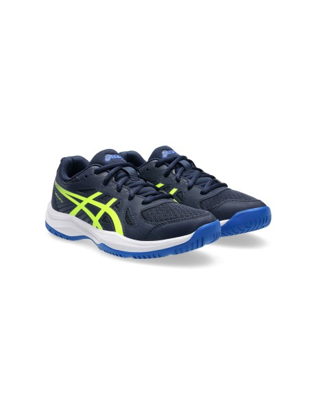 Asics Upcourt 6 Gs Blu Marino Junior 1074A045 |ASICS |Scarpe da padel