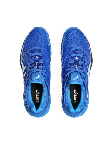 Asics Court Ff 3 Novak Clay 1041A521 Bleu |ASICS |Chaussures de padel
