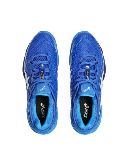 Asics Court Ff 3 Novak Clay 1041A521 Blue |ASICS |Padel shoes