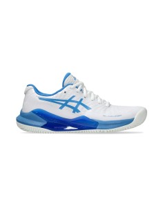 Asics Gel-Challenger 14 Clay Bleu Femme 1042A254 |ASICS |Chaussures de padel