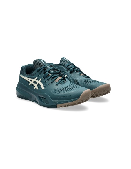 Asics Gel-Resolution X Clay 1041A485-300 Vert |ASICS |Chaussures de padel