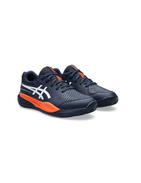 Asics Gel-Resolution X Gs Clay 1044A080-400 Azul Junior |ASICS |Sapatilhas de padel