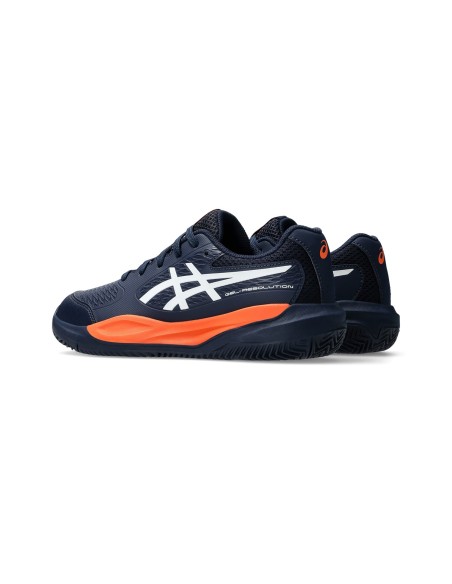 Asics Gel-Resolution X Gs Clay 1044A080-400 Blu Junior |ASICS |Scarpe da padel