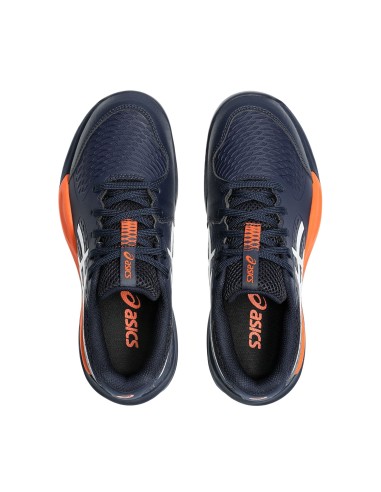 Asics Gel-Resolution X Gs Clay 1044A080-400 Bleu Junior |ASICS |Chaussures de padel