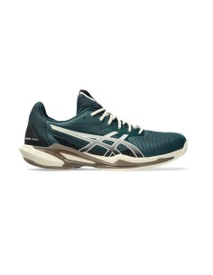 Asics Solution Speed Ff 3 Clay Verde 1041A437-300 |ASICS |Chaussures de padel