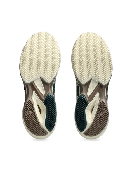 Asics Solution Speed Ff 3 Clay Vert 1041A437-300 |ASICS |Chaussures de padel