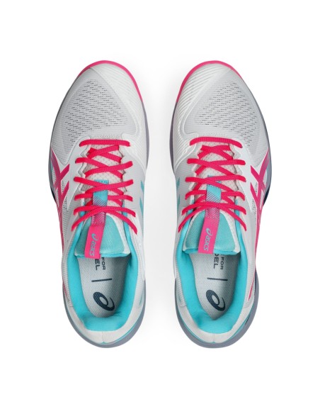Asics Solution Speed Ff 3 Padel 1041A496-100 Blanco Rosa |ASICS |Padel shoes