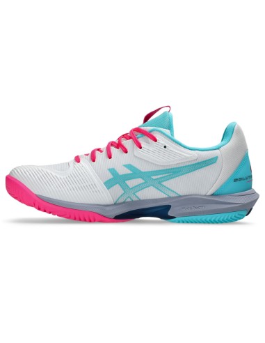 Asics Solution Speed Ff 3 Padel 1041A496-100 Blanc Rose |ASICS |Chaussures de padel