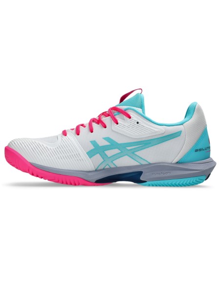 Asics Solution Speed Ff 3 Padel 1041A496-100 Blanc Rose |ASICS |Chaussures de padel