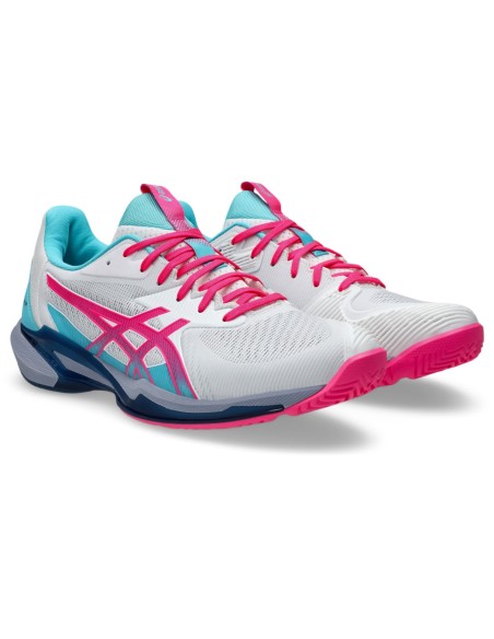 Asics Solution Speed Ff 3 Padel 1041A496-100 Blanco Rosa |ASICS |Padel shoes