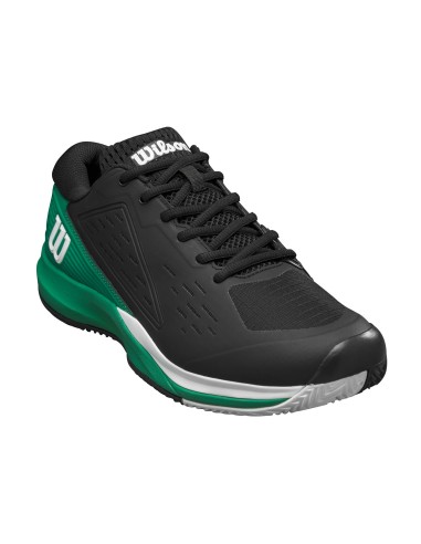 Wilson Rush Pro Ace Clay Negro Wrs334380 |WILSON |Sapatilhas de padel
