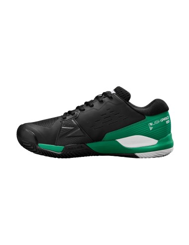 Wilson Rush Pro Ace Clay Negro Wrs334380 |WILSON |Sapatilhas de padel