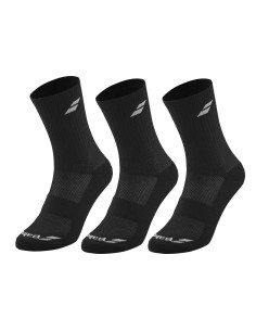 Chausettes Babolat Pack De 3 Paires Noir Junior |BABOLAT |Vêtements de padel