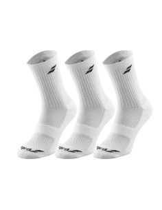 Chausettes Babolat Pack De 3 Paires Blanc Junior |BABOLAT |Vêtements de padel