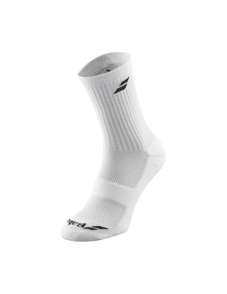 Meias Babolat Pack 3 Pares Branco Junior |BABOLAT |Roupa de padel Meias Babolat Pack 3 Pares Branco Junior |BABOLAT |Roupa de padel