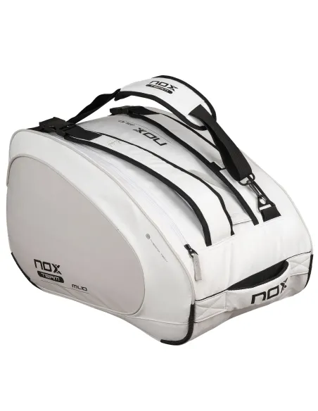 Sac de raquette de padel Nox Ml10 Team Bpml10Tewhgr blanc |NOX |Accessoires de pagaie