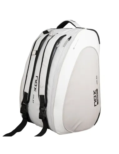 Nox Ml10 Team Bpml10Tewhgr White padel racket bag |NOX |Paddle accessories