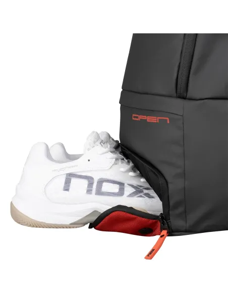 Zaino Nox Luxury Open Series Nero Rosso |NOX |Accessori per padel
