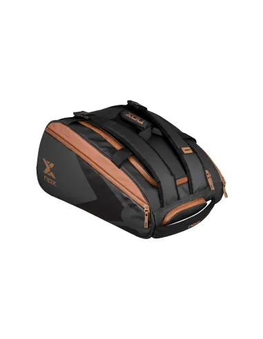 Portaracchette Della Serie Luxury Open Nero Marrone Bpopenblbr |NOX |Accessori per padel