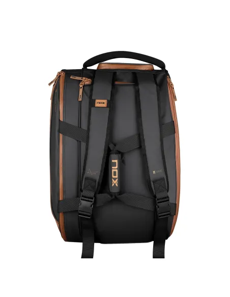 Nox Luxury Open Series Padelbag Black Brown Bpopenblbr |NOX |Accessoires de pagaie
