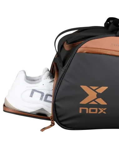 Nox Luxury Open Series Padelbag Black Brown Bpopenblbr |NOX |Accessoires de pagaie